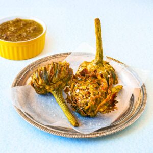 Roman fried artichokes, Jewish style